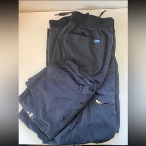 Black adar jogger scrub set